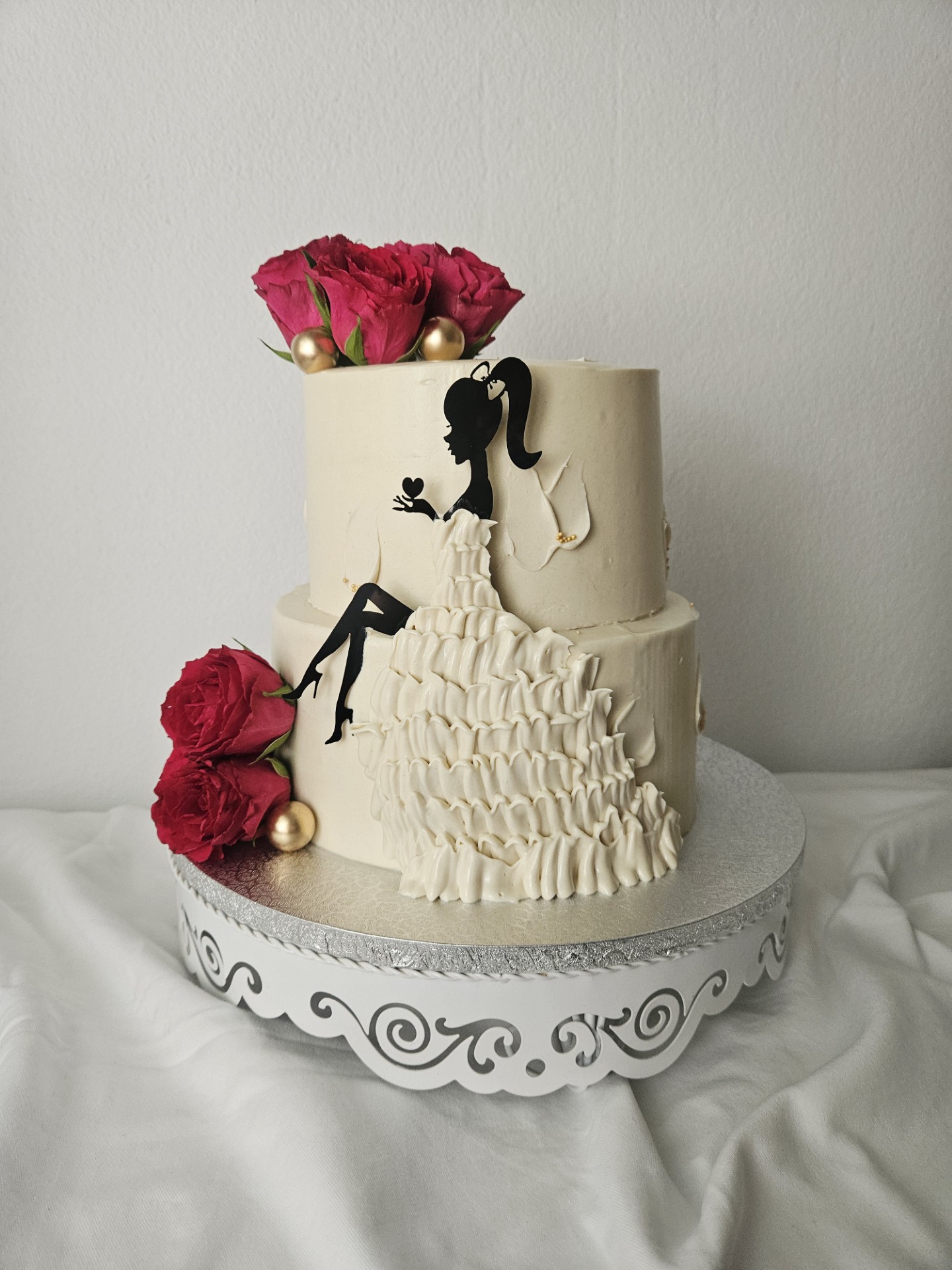 Elegante Motivtorte von Nelis Tortenwelt aus Linz